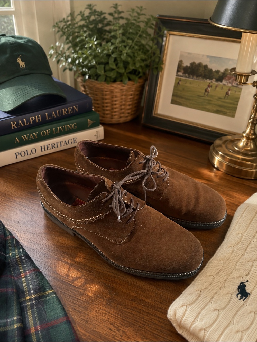 Cole Haan Brown Suede dress shoes - Men